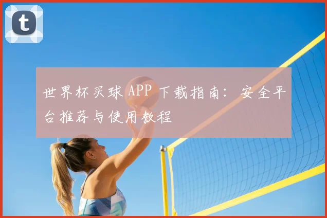 世界杯买球 APP 下载指南：安全平台推荐与使用教程