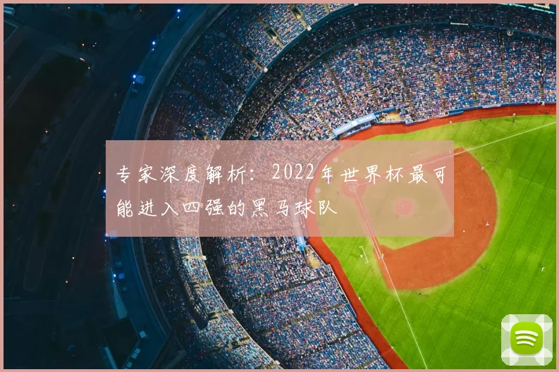 专家深度解析：2022年世界杯最可能进入四强的黑马球队